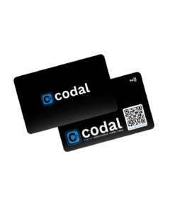 Alternative view of Codal Plastic NFC Business Card